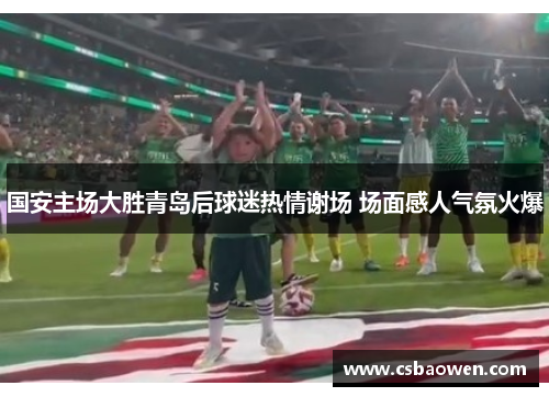 国安主场大胜青岛后球迷热情谢场 场面感人气氛火爆
