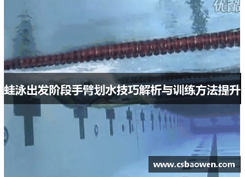 蛙泳出发阶段手臂划水技巧解析与训练方法提升